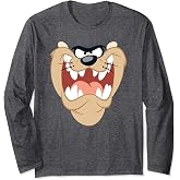 Looney Tunes Taz Face Long Sleeve T-Shirt