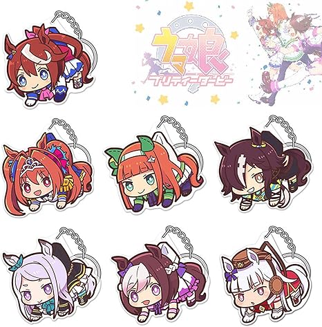 Amazon 7枚入 ウマ娘 プリティーダービー Season 2 アクリルキーホルダーセット かわいい 飾り アニメ キャラクター 萌えグッズ 小道具 おしゃれ かわいい 軽量 プレゼント ギフト アニメ 萌えグッズ 通販
