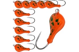 UNCLE MO'S SALTWATER TACKLE UMT Tog Jig Head (3/4 oz - 2 oz) 1, 5, 10 Pack Options - Equipped with 4X Strong Hook - for Sheepshead, Blackfish, Porgy, Grouper & Snapper