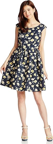 Amazon Co Jp ダズリン ワンピース レディース ネイビー 日本 S 日本サイズs相当 服 ファッション小物