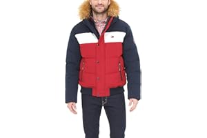 Tommy Hilfiger Men's Arctic Cloth Quilted Snorkel Bomber Jacket (Standard and Big & Tall)