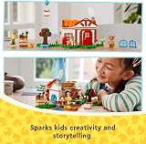 LEGO Animal Crossing Isabelle’s House Visit 77049 with 2 Minifigures Fauna view 7