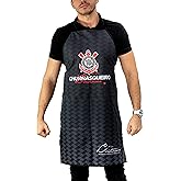 Sude Avental do Corinthians Churrasqueiro Lincenciado - Corinthians Apron Officially Licensed Product one-size-fits-all