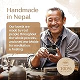 Silent Mind Tibetan Singing Bowl Set with Cushion Mallet Guide view 7