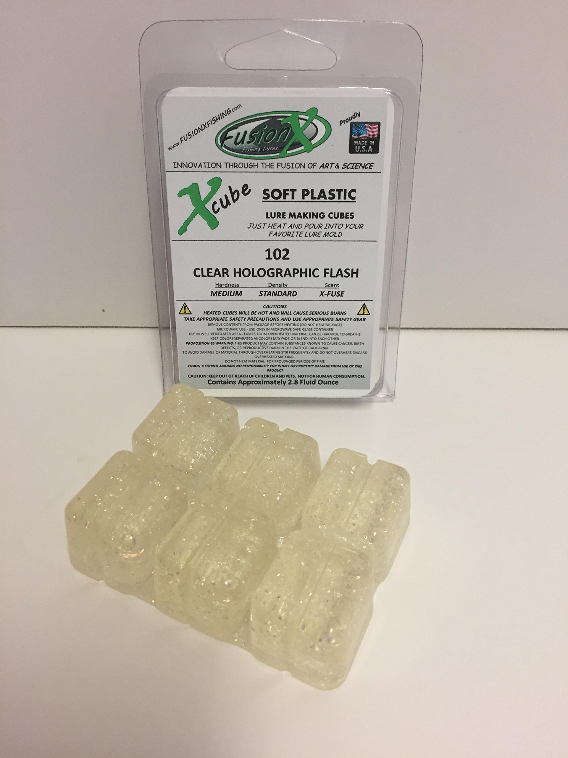 Fusion X Fishing Xcube Soft Plastic Plastisol Fishing Lure Making Cubes Single Pack 2.8 fl