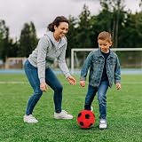 HTI Red Foam Football Size 5 20cm Indoor Outdoor Soft Sponge Ball view 5