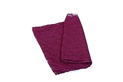 MDS Pack of 40 Yard Bridal Solid Raschel Lace