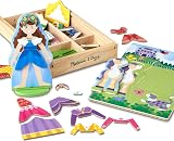 Melissa & Doug Princess Magnetic Dress-Up Play Set Wooden Doll Toy 3+ Years view 4