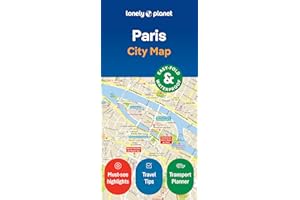 Lonely Planet Paris City Map 2 2nd Ed.: Durable, Waterproof, Easy-Fold Planning Map with Attractions & Walking Tours