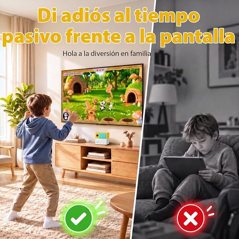 PlayPop 8 Consola de Juegos con Movimiento, Consolas Infantiles
