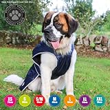 Ancol Muddy Paws All Weather Stormguard Dog Coat Navy Waterproof Jacket view 3