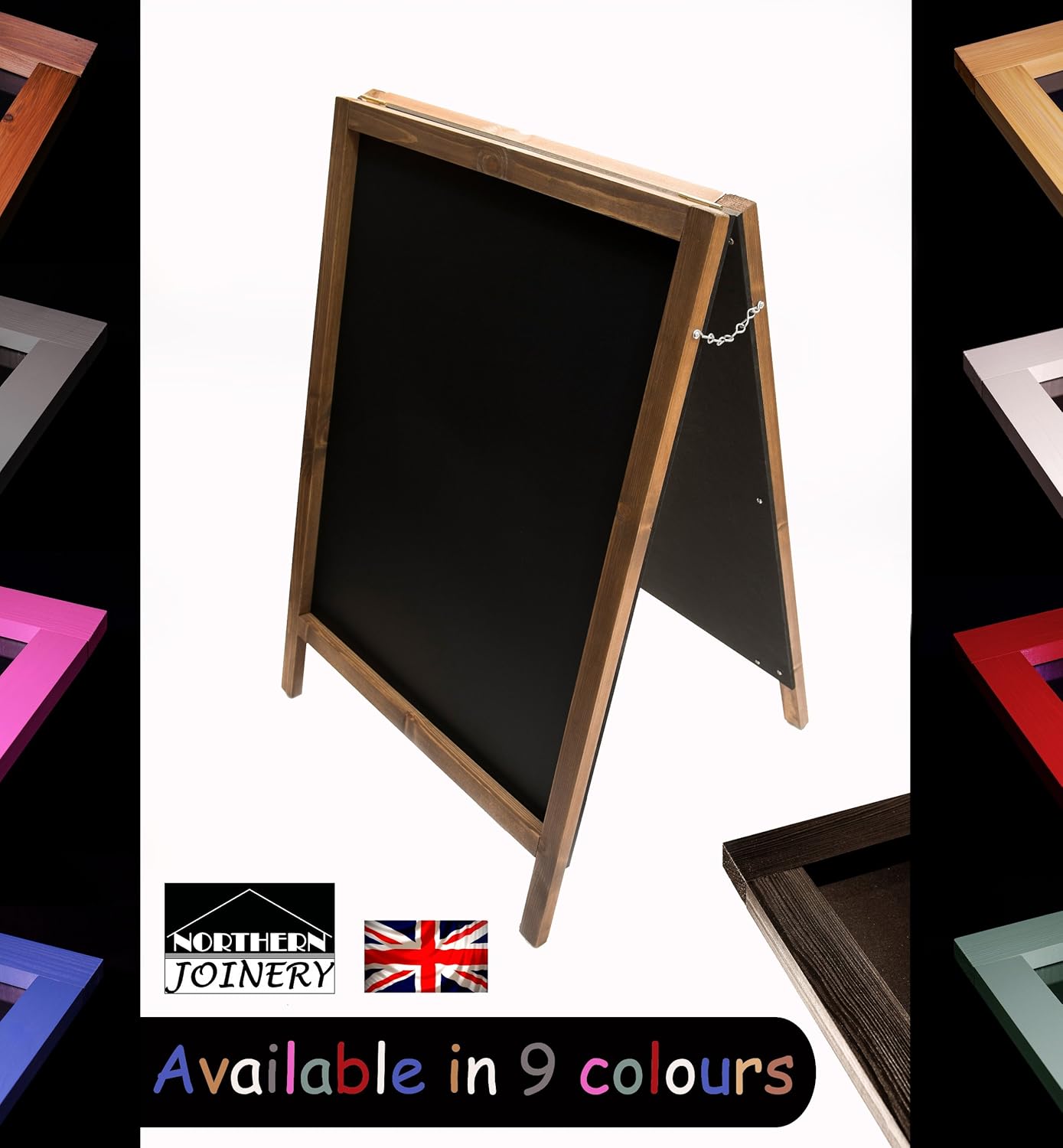 Large Weatherproof Chalkboard Sandwich Pavement Sign A Frame 1000mm x