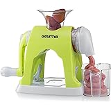Gourmia GIC9610 Ice Cream Maker Whips Up Frozen Fruit Desserts With Easy Hand Crank & Bowl, Free E-Recipe book included, Durable BPA free food safe material