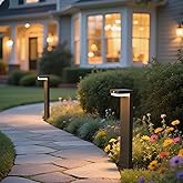 VerLuce - Solar Pathway Lights - Walkway Solar Lights for Outside - PIR Sensor & Two Lighting Modes - Rechargeable Battery La