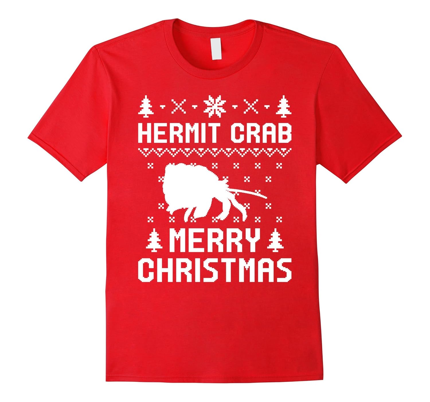 Hermit Crab Ugly Christmas Sweater T-shirt-ANZ