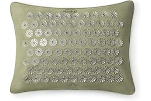 ShaktiMat Premium Acupressure Pillow, Original Intensity in Tulsi, Massage Muscles, Aid Sleep & Unlock Inner Tension | Similar to Acupuncture, No Needles Required