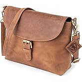 BERLINER BAGS Vintage Genuine Leather Shoulder Bag Catalina, Handbag, Small Crossbody Purse for Women