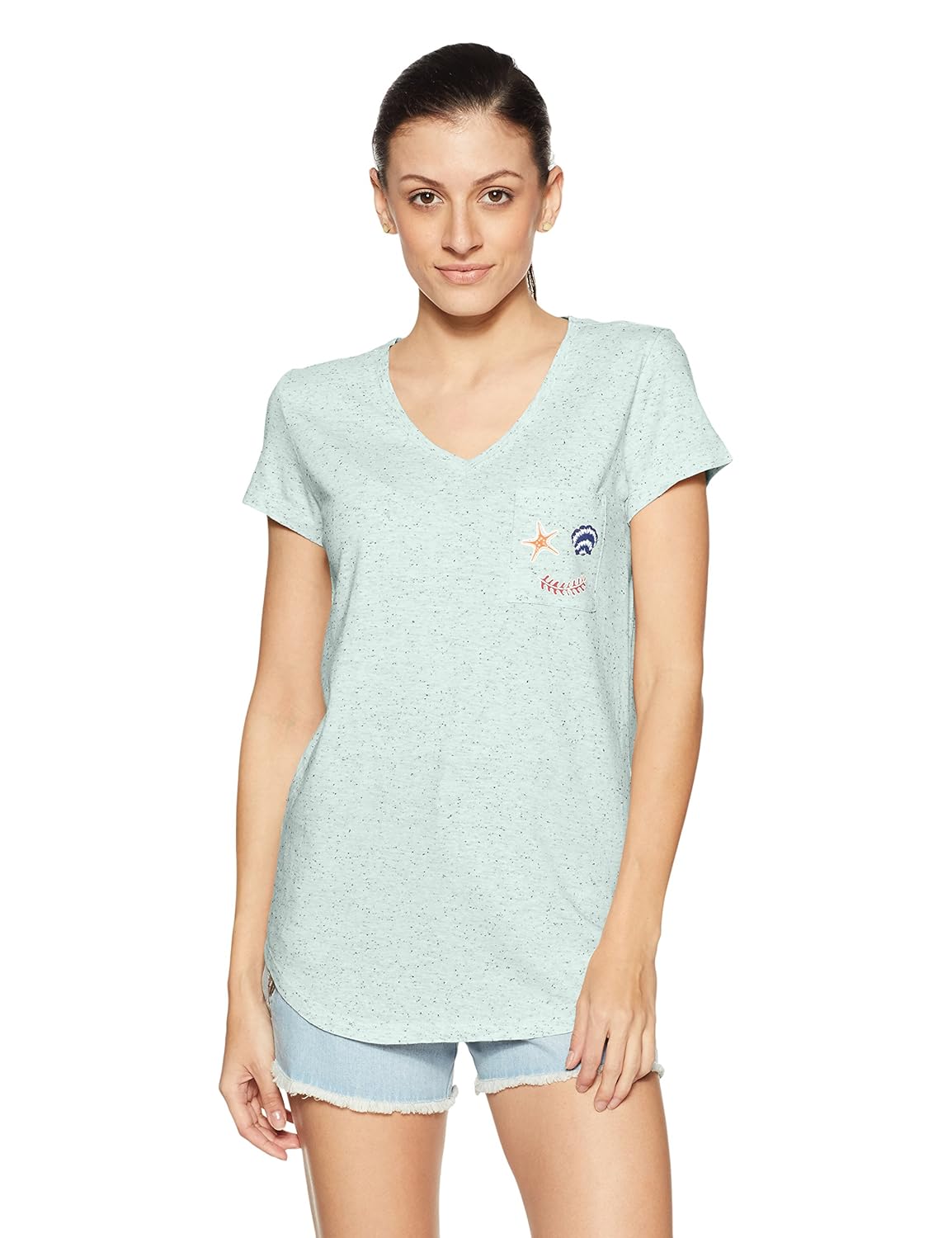 symbol amazon brand women's regular fit t-shirt