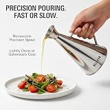Olietta Stainless Steel Oil Dispenser 250ml Non Drip Drizzle Pourer view 3