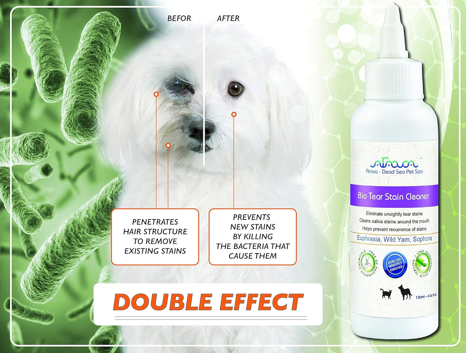 arava tear stain remover