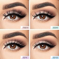 MAGEFY 12 Pairs False Eyelashes Fluffy Volume Long