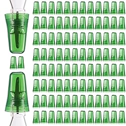 100 Pieces Translucent Liquor Pourer Covers