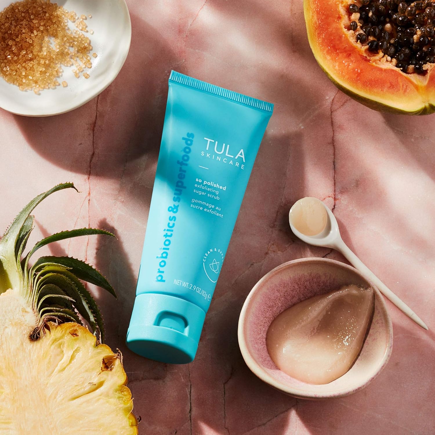 tula so pumpkin exfoliating sugar scrub