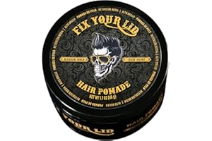 Fix Your Lid Hair Pomade for Men - Water Based Pomade with Medium Hold and Hight Shine - Match all Mens Hair Types - Easy To Wash Out - 1.7 Oz