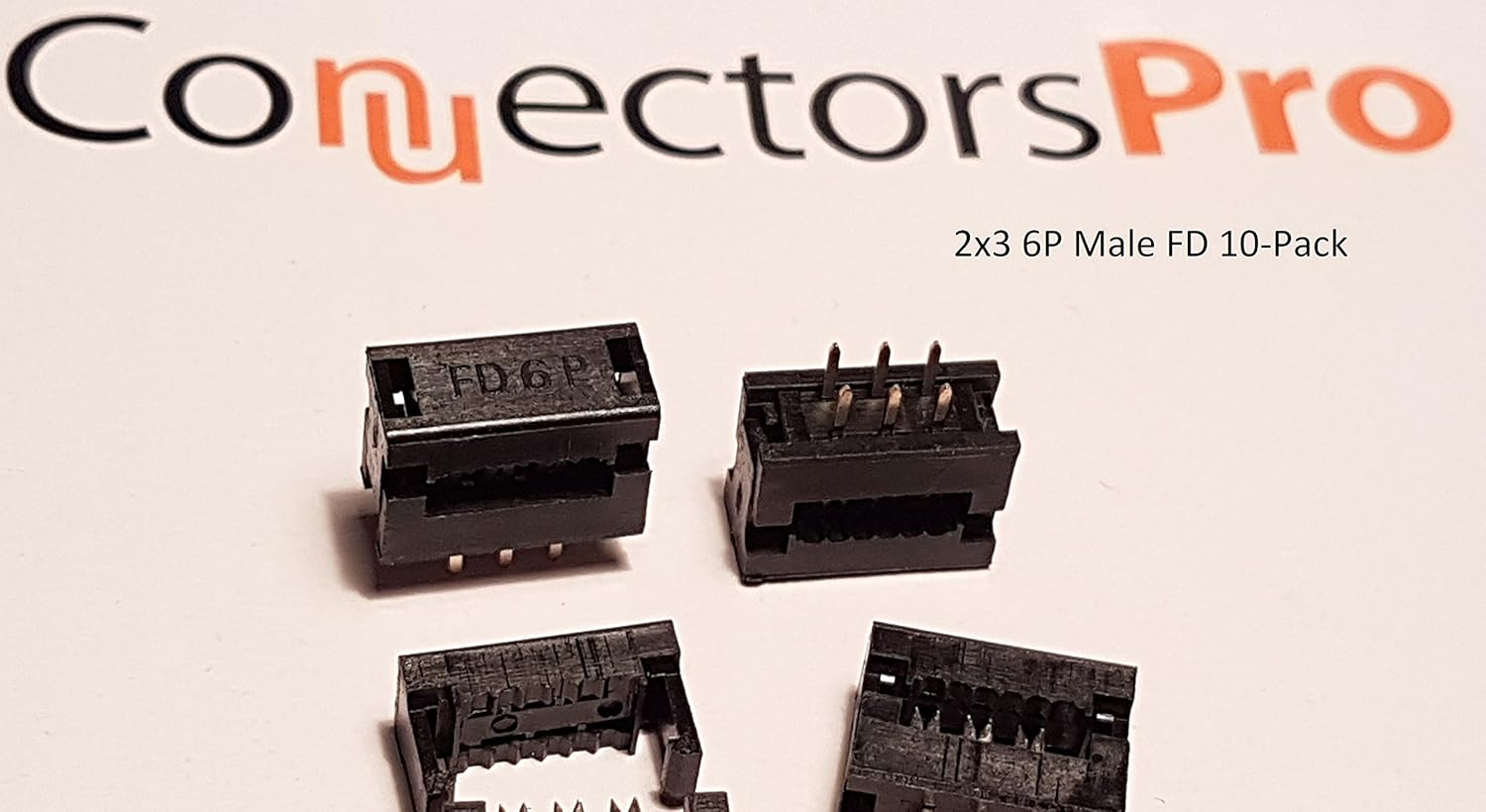 Connectors Pro 10Pack IDC 2X3 6 Pins 2.54mm Pitch Male