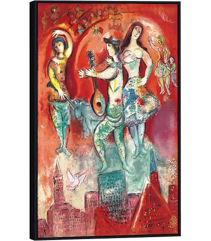 Marc Chagall 'BELLA' Facsimile Signed Offset Lithograph – Limited Edition 34x25 – Unframed