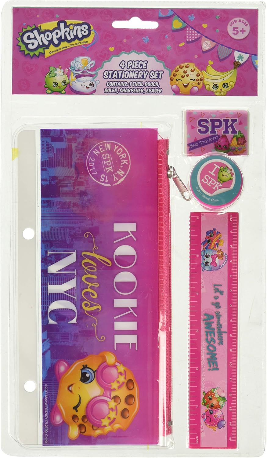 shopkins stationery set