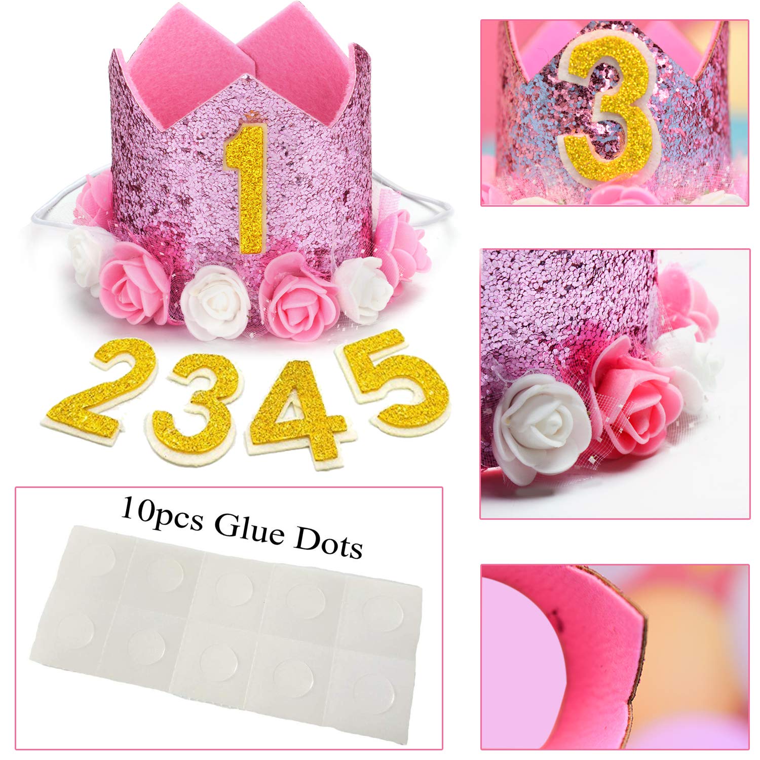 Legendog Dog Birthday Party Supplies, Dog Birthday Hat with Letters-Dog Tutu Skirt-Dog Bowtie, Dog Birthday Party Decorations