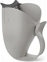 Skip Hop Moby Bath Tear-Free Waterfall Rinser Bath Cup, Grey