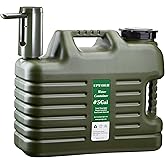 Portable 5 Gallon Water Jug with Automatic Touch Control Pump,Truly No Leakage Water Container with Spigot,Type-C Rechargeable Military Green Water Pump Gear for Outdoors Camping Hiking