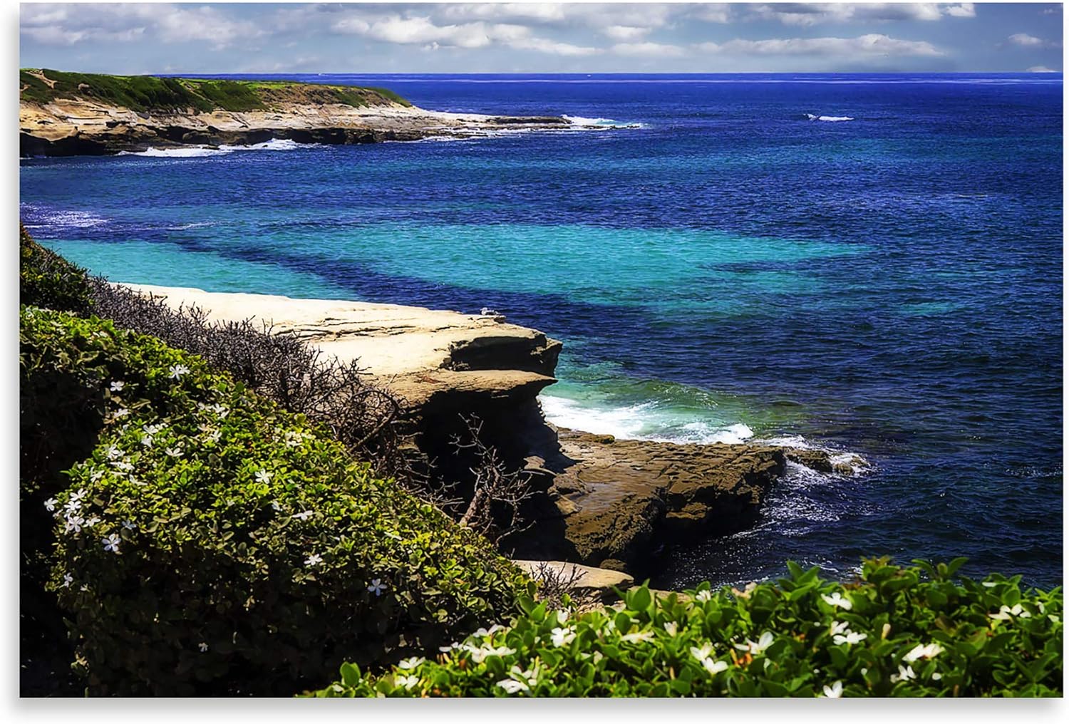 Photographs - Gango Home Décor La Jolla Beach III, Fine Art Photograph by: Alan Hausenflock; One 36x24in Fine Art Paper Giclee Print