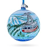 Snowbird Ski Resort, Utah, USA Glass Ball Christmas Ornament