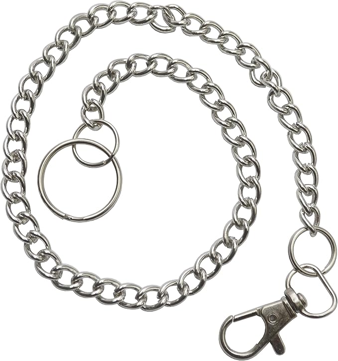 Link Chain Key Chain Wallet Chain Metal Trouser Chain with Carabiner
