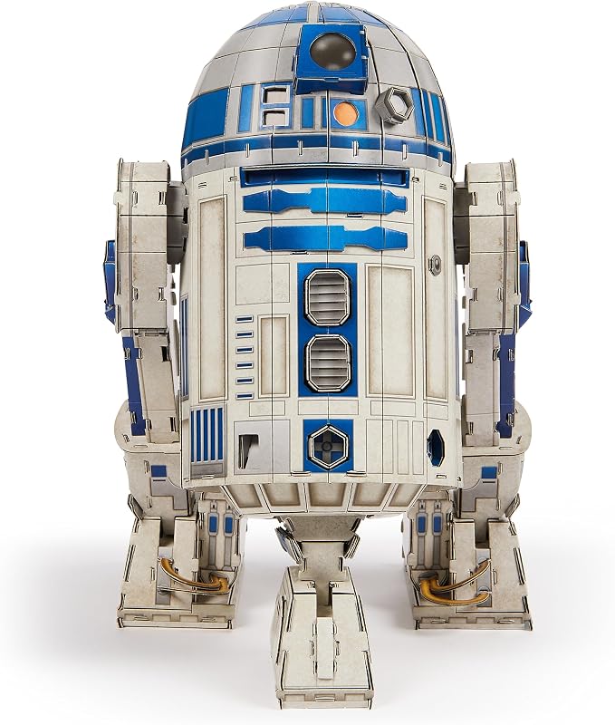 Puzz4D - Maqueta R2-D2 - Puzzle 3D Star Wars - Maquetas para Construir Adultos - Puzzles para Adultos y Niños - Juegos de Mesa - Juegos Infantiles - Juguetes Niños 12 Años +