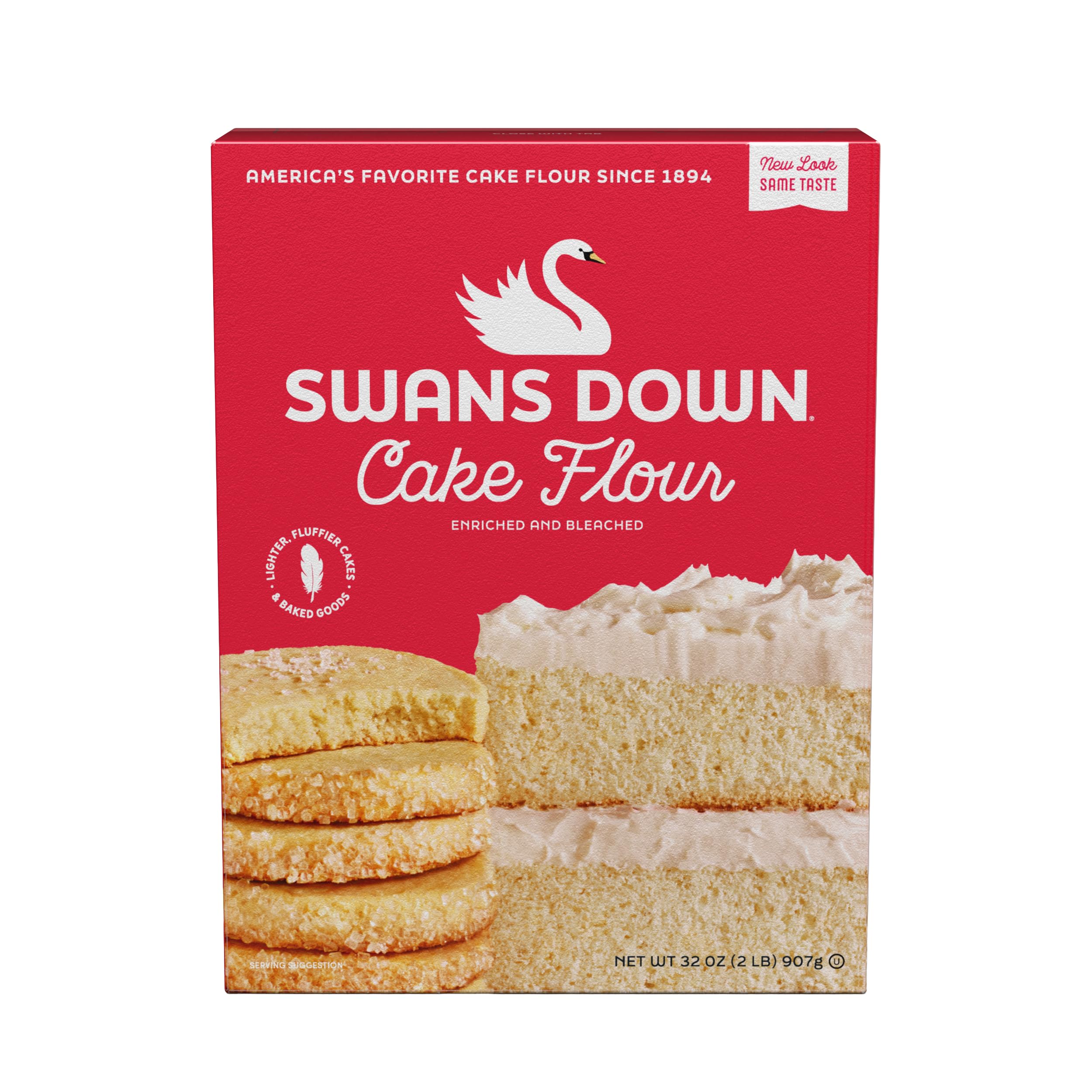 Swans Down Regular Cake Flour, 32oz Box (Pack of 4) Image