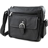 Vine Branch Genuine Leather Pistol Concealment Purse with Buckle