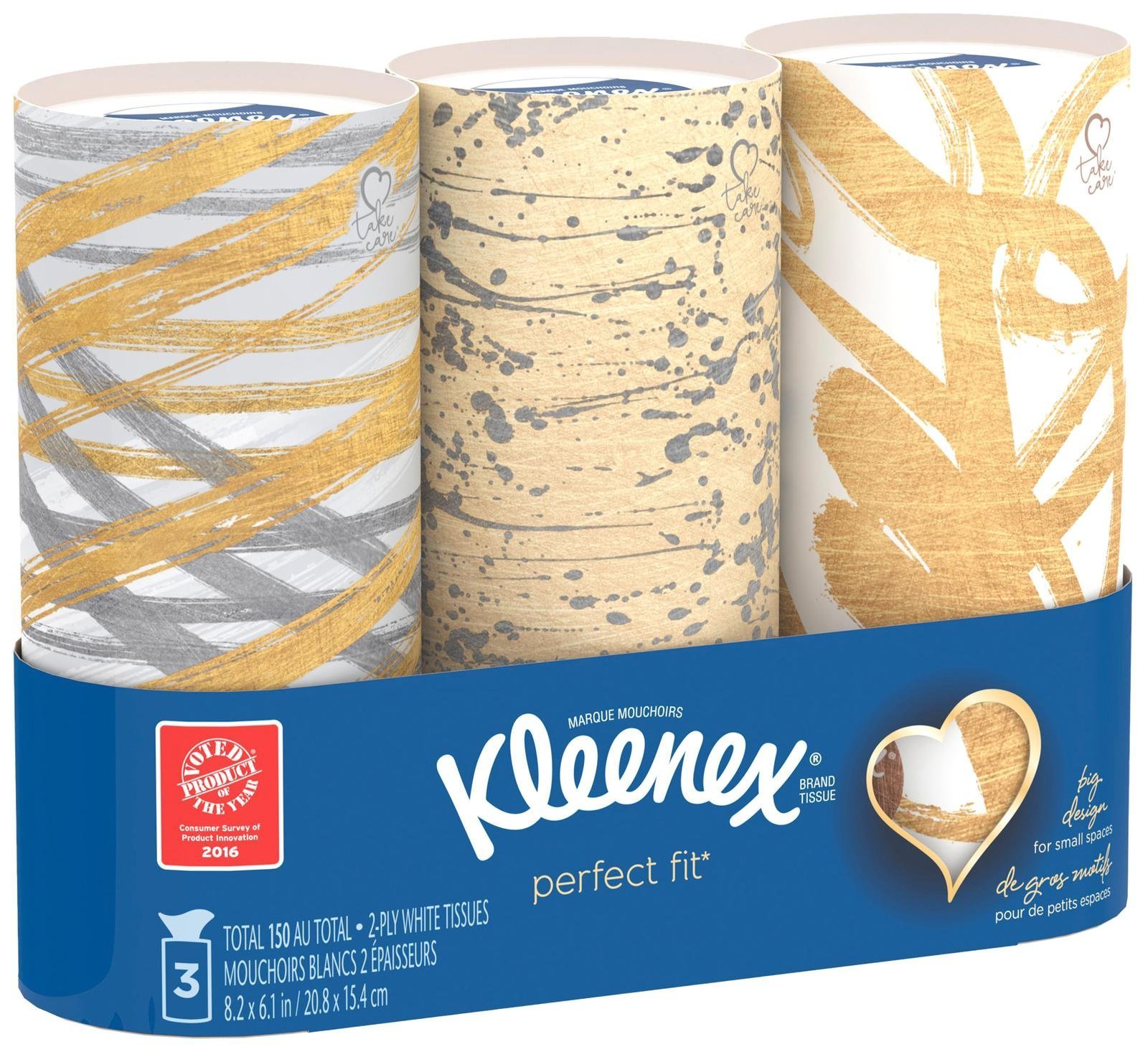 Kleenex Expressions Tissues, Oval, Design May Vary, 64 Count (Pack of 1) Home & Kitchen