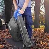 HYUNDAI 3000W Leaf Blower Vacuum Mulcher 45L Bag 12m Cable Blue view 9