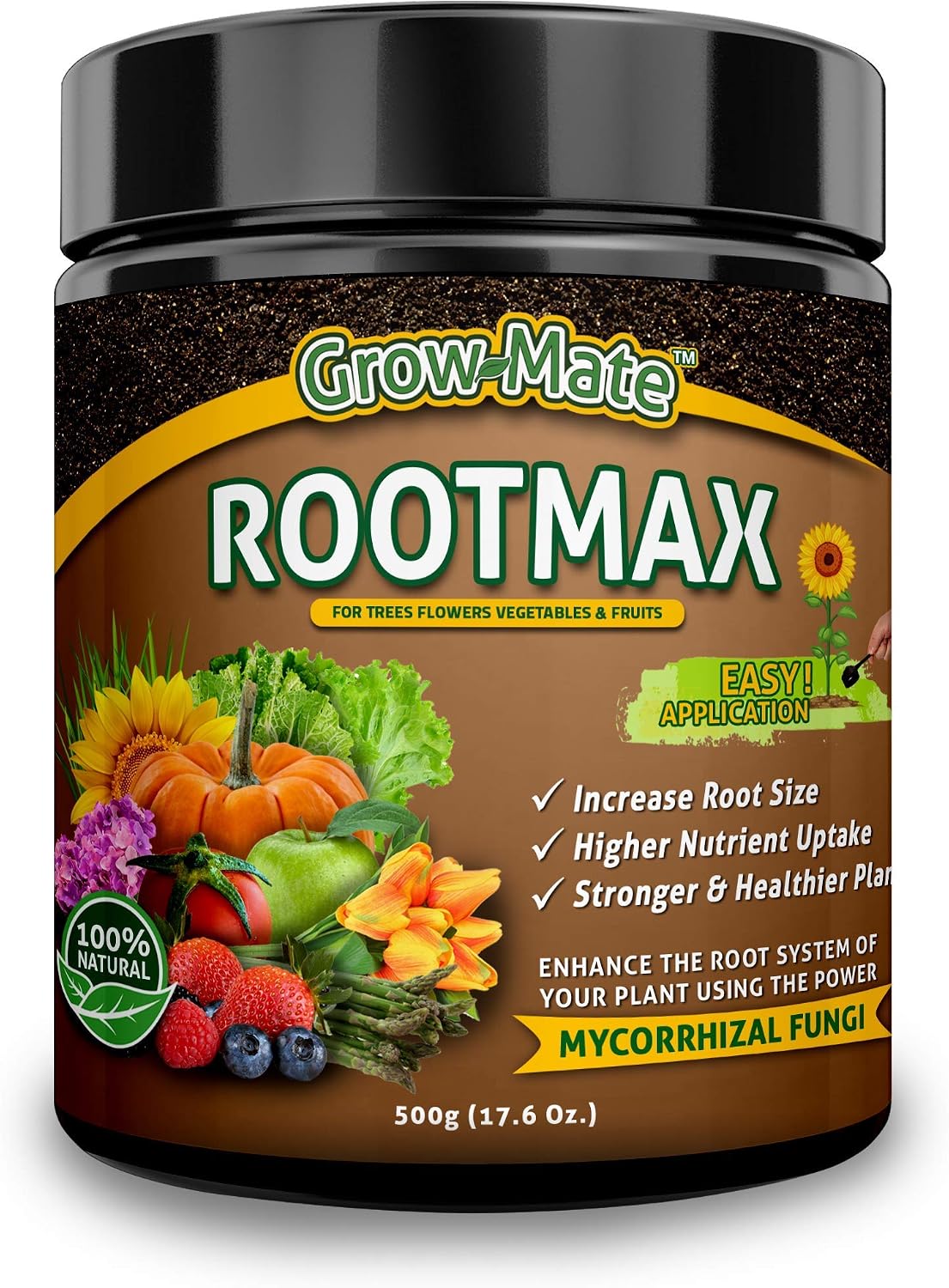 RootMax - Mycorrhizal Fungi (500 g/17.63 oz), 500 g (Pack of 1)