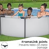 Bestway MAX Steel Pro Round Frame Pool 10 ft with Filter Pump Grey Multicolour view 4