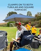 Sport-Brella Versa-Brella Adjustable Umbrella 360° 4-Way Tilt UPF 50+ Midnight view 6