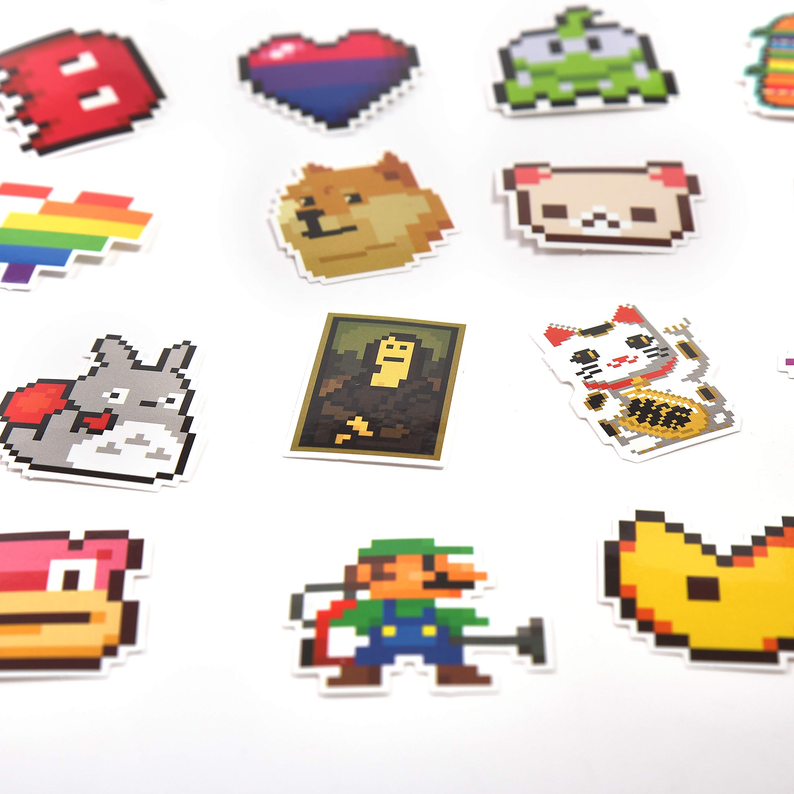 Mizzuco Vinyl Stickers Waterproof Stickers 25 Pieces for Teens Girls Laptop Bumper Helmet Ipad Car Luggage Water Bottle (XS12)