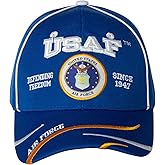 Artisan Owl Officially Licensed USAF Defending Freedom Embroidered Baseball Cap