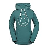 Volcom womens Costus Pollover Baselayer Hooded Fleece Snow Sweatshirt