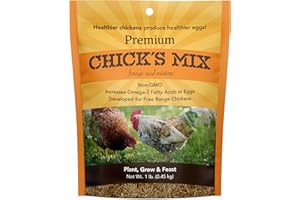 Barenbrug Premium Free Range Chicks Mix Forage Seed Mixture, 1 lb, One Pack