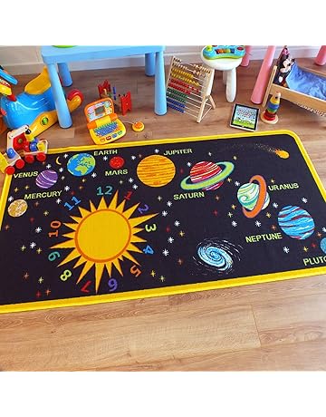 space rug nursery